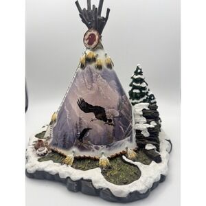 Hawthorne Village Spirit of the Eagle Sacred Spirits Village Lighted Teepee 2009